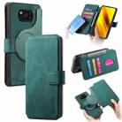 For Xiaomi Poco X3 NFC CaseNeo MagSafe RFID Anti-theft Retro Leather Phone Case(Green) - 1