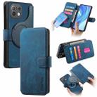 For Xiaomi Mi 11 Lite CaseNeo MagSafe RFID Anti-theft Retro Leather Phone Case(Blue) - 1