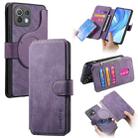 For Xiaomi Mi 11 Lite CaseNeo MagSafe RFID Anti-theft Retro Leather Phone Case(Purple) - 1