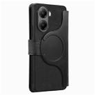 For Xiaomi Poco X7 Pro CaseNeo MagSafe RFID Anti-theft Retro Leather Phone Case(Black) - 3