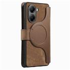 For Xiaomi Poco X7 Pro CaseNeo MagSafe RFID Anti-theft Retro Leather Phone Case(Brown) - 3
