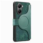 For Xiaomi Poco X7 Pro CaseNeo MagSafe RFID Anti-theft Retro Leather Phone Case(Green) - 3