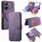 For Xiaomi Poco X7 Pro CaseNeo MagSafe RFID Anti-theft Retro Leather Phone Case(Purple) - 1
