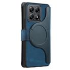 For Xiaomi 14T Pro CaseNeo MagSafe RFID Anti-theft Retro Leather Phone Case(Blue) - 3