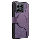 For Xiaomi 14T Pro CaseNeo MagSafe RFID Anti-theft Retro Leather Phone Case(Purple) - 3
