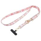 Retro Ethnic Style Crossbody Long Lanyard Mobile Phone Anti-lost Neck Lanyard(Pink) - 1