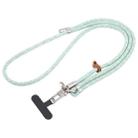 8mm Silver Buckle Adjustable Anti-lost Crossbody Mobile Phone Neck Lanyard(Green) - 1