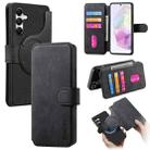 For Samsung Galaxy A35 5G CaseNeo MagSafe RFID Anti-theft Retro Leather Phone Case(Black) - 1