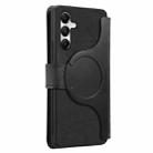 For Samsung Galaxy A35 5G CaseNeo MagSafe RFID Anti-theft Retro Leather Phone Case(Black) - 3