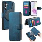 For Samsung Galaxy A35 5G CaseNeo MagSafe RFID Anti-theft Retro Leather Phone Case(Blue) - 1