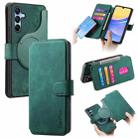 For Samsung Galaxy A25 5G CaseNeo MagSafe RFID Anti-theft Retro Leather Phone Case(Green) - 1