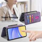 For Samsung Galaxy A25 5G CaseNeo MagSafe RFID Anti-theft Retro Leather Phone Case(Purple) - 3