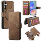 For Samsung Galaxy A05s CaseNeo MagSafe RFID Anti-theft Retro Leather Phone Case(Brown) - 1