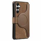 For Samsung Galaxy A05s CaseNeo MagSafe RFID Anti-theft Retro Leather Phone Case(Brown) - 3