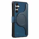 For Samsung Galaxy A05s CaseNeo MagSafe RFID Anti-theft Retro Leather Phone Case(Blue) - 3