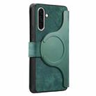 For Samsung Galaxy A36 5G CaseNeo MagSafe RFID Anti-theft Retro Leather Phone Case(Green) - 3