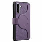 For Samsung Galaxy A36 5G CaseNeo MagSafe RFID Anti-theft Retro Leather Phone Case(Purple) - 3