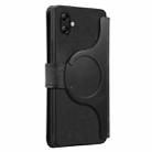 For Samsung Galaxy A04e CaseNeo MagSafe RFID Anti-theft Retro Leather Phone Case(Black) - 3