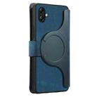 For Samsung Galaxy A04e CaseNeo MagSafe RFID Anti-theft Retro Leather Phone Case(Blue) - 3
