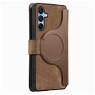 For Samsung Galaxy A16 CaseNeo MagSafe RFID Anti-theft Retro Leather Phone Case(Brown) - 3