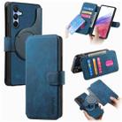 For Samsung Galaxy A16 CaseNeo MagSafe RFID Anti-theft Retro Leather Phone Case(Blue) - 1