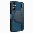 For Samsung Galaxy A16 CaseNeo MagSafe RFID Anti-theft Retro Leather Phone Case(Blue) - 3