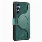For Samsung Galaxy A16 CaseNeo MagSafe RFID Anti-theft Retro Leather Phone Case(Green) - 3