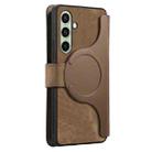 For Samsung Galaxy A56 5G CaseNeo MagSafe RFID Anti-theft Retro Leather Phone Case(Brown) - 3