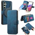 For Samsung Galaxy A56 5G CaseNeo MagSafe RFID Anti-theft Retro Leather Phone Case(Blue) - 1