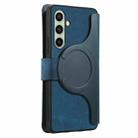 For Samsung Galaxy A56 5G CaseNeo MagSafe RFID Anti-theft Retro Leather Phone Case(Blue) - 3