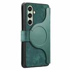 For Samsung Galaxy A56 5G CaseNeo MagSafe RFID Anti-theft Retro Leather Phone Case(Green) - 3