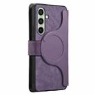 For Samsung Galaxy A56 5G CaseNeo MagSafe RFID Anti-theft Retro Leather Phone Case(Purple) - 3