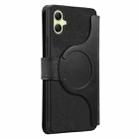 For Samsung Galaxy A06 CaseNeo MagSafe RFID Anti-theft Retro Leather Phone Case(Black) - 3
