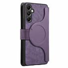 For Samsung Galaxy A14 5G CaseNeo MagSafe RFID Anti-theft Retro Leather Phone Case(Purple) - 3