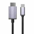 L17 USB-C / Type-C to HDMI Conversion Cable HD Same Screen Adapter Cable, Length:2m(Grey) - 1