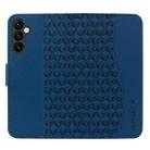 For Samsung Galaxy S24 5G Diamond Buckle Leather Phone Case with Lanyard(Royal Blue) - 3