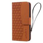 For Samsung Galaxy S24 Ultra 5G Diamond Buckle Leather Phone Case with Lanyard(Brown) - 2