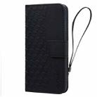 For Samsung Galaxy S25 Ultra 5G Diamond Buckle Leather Phone Case with Lanyard(Black) - 2