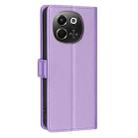 For Tecno Pova 6 Neo 5G / Spark 30 5G Litchi Texture RFID Anti-theft Leather Phone Case(Purple) - 3