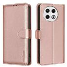 For Tecno Spark 30 Pro 4G Litchi Texture RFID Anti-theft Leather Phone Case(Gold) - 1