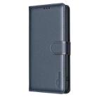 For Tecno Spark 30 Pro 4G Litchi Texture RFID Anti-theft Leather Phone Case(Blue) - 2