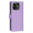 For Tecno POP 9 5G / Spark 30C 5G Litchi Texture RFID Anti-theft Leather Phone Case(Purple) - 3