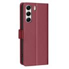 For Tecno Camon 40 Pro 4G Litchi Texture RFID Anti-theft Leather Phone Case(Red) - 3