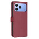 For Tecno Spark 40 4G Litchi Texture RFID Anti-theft Leather Phone Case(Red) - 3