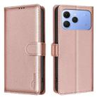 For Tecno Spark 40 4G Litchi Texture RFID Anti-theft Leather Phone Case(Gold) - 1