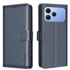 For Tecno Spark 40 4G Litchi Texture RFID Anti-theft Leather Phone Case(Blue) - 1