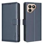 For Tecno Pova 7 Pro 5G Litchi Texture RFID Anti-theft Leather Phone Case(Blue) - 1