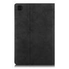 For Samsung Galaxy Tab A7 2020 T500 / T505 Marble Cloth Texture TPU Horizontal Flip Leather Case with Holder(Black) - 3