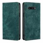 For Kyocera Digno SX4 5G RFID Anti-theft Brush Magnetic Leather Phone Case(Green) - 1