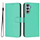For Samsung Galaxy A14 5G / 4G Skin Feel Solid Color Leather Phone Case with Lanyard(Green) - 2